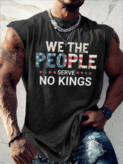 Men's We The People Serve No Kings Printed Vest