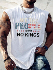 Men's We The People Serve No Kings Printed Vest