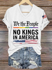 Women's We The People No Kings In America Tee
