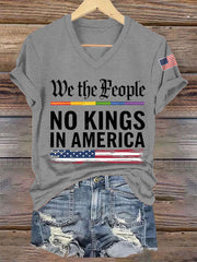 Women's We The People No Kings In America Tee