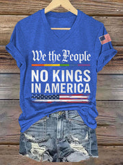 Women's We The People No Kings In America Tee