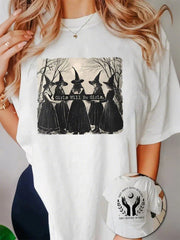 Women's Grils Will Be Girls They Didn't Burn Witches They Burned Women Casual Tee