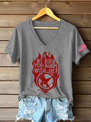 Women's FDT 8647 Printed T-Shirt