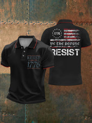 Men's 8647 FDT Resist Print Casual Tops