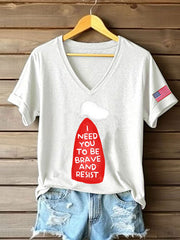 Women's 8647 FDT Resist Print T-Shirt