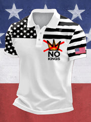 Men's 8647 FDT No Kings Printed Casual Tops