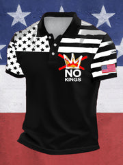 Men's 8647 FDT No Kings Printed Casual Tops