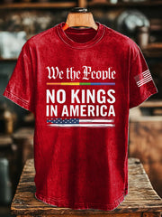 Unisex We The People No Kings In America Tee