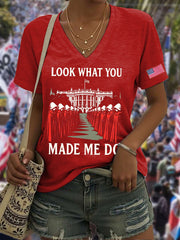 Women's FDT 8647 Resist Printed T-shirt