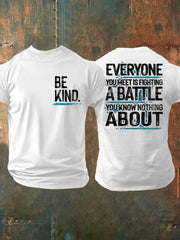 Men's PTSD Awareness Veteran Printed T-shirt