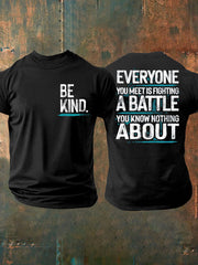 Men's PTSD Awareness Veteran Printed T-shirt