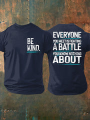 Men's PTSD Awareness Veteran Printed T-shirt