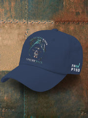 Unisex PTSD Awareness Veteran Printed Hat