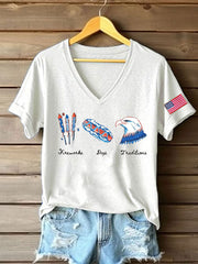 Women's 8647 FDT Printed T-shirt