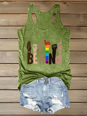 Women's 8647 FDT Be Kind Printed Vest