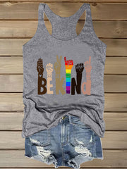 Women's 8647 FDT Be Kind Printed Vest