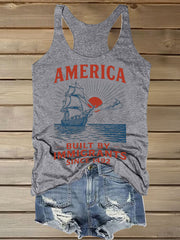 Women's 8647 FDT Immigrants Printed Vest