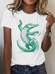 Women's 8647 FDT Immigrants Printed T-Shirt