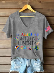 Women's 8647 FDT Immigrants Printed T-Shirt