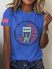 Women's 8647 FDT Good Troube Lives On Printed T-shirt