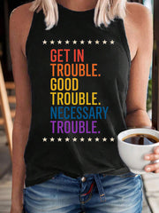 Women's 8647 FDT Good Troube Lives On Printed Vests