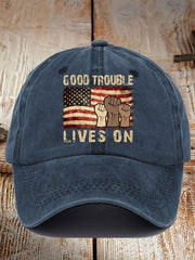 Unisex 8647 FDT Good Trouble Lives On Print Hat