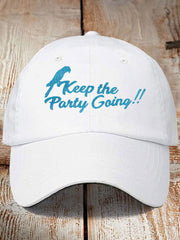 Unisex Muscic Lover Parrot Keep The Party Going Printed Hat