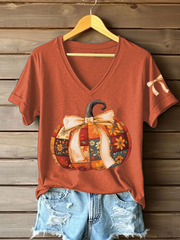 Women's Pumpkin Art Print T-Shirt