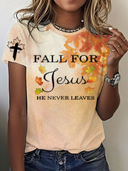 Women's Autumn Festival 'Tis The Season Pumpkin Printed T-shirt