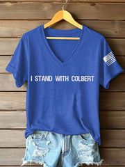 Women's 8647 FDT Colbert Printed T-shirt
