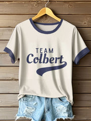 Women's 8647 FDT Colbert Printed T-shirt