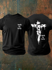 Men's Walk By Faith Print Short-Sleeved T-Shirt