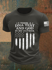 Men's I Took A DNA Test And God Is My Father Short-sleeved T-shirt