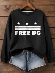 Women's 8647 FDT Free DC Printed Sweatshirt