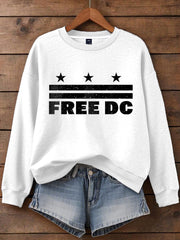 Women's 8647 FDT Free DC Printed Sweatshirt