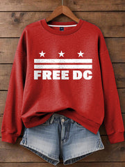Women's 8647 FDT Free DC Printed Sweatshirt