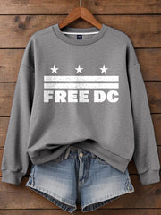 Women's 8647 FDT Free DC Printed Sweatshirt