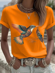 Women's Orange Shirt Day Hummingbird T-shirts