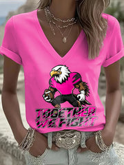 Women's Breast Cancer Awareness Month Football Fans T-shirt