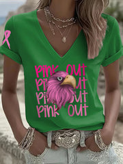 Women's Breast Cancer Awareness Month Football Fans T-shirt