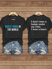 Women's Rip Judge Printed T-Shirt