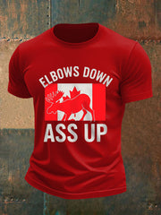 Men's Elbows Down Ass Up Canada Casual Tee