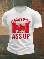 Men's Elbows Down Ass Up Canada Casual Tee