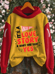 Women's gym teacher and English teacher love story hooded sweatshirt