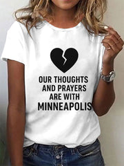 Women's Pray For Minneapolis And Protect Our Children T-Shirt