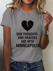 Women's Pray For Minneapolis And Protect Our Children T-Shirt