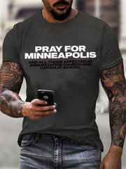 Men's Pray For Minneapolis And Protect Our Children T-shirt