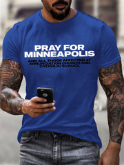 Men's Pray For Minneapolis And Protect Our Children T-shirt