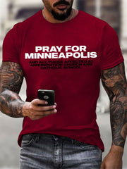 Men's Pray For Minneapolis And Protect Our Children T-shirt