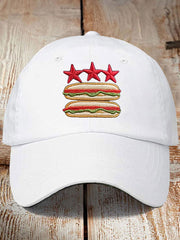 Unisex Funny Sandwich Guy Resist 8647 Printed Hat